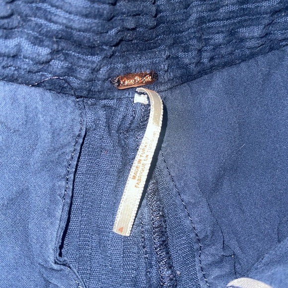 Free people High waisted corduroy trousers navy size 4 - Picture 5 of 8